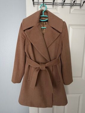 Trina Turk Classic Camel Belted Jacket
